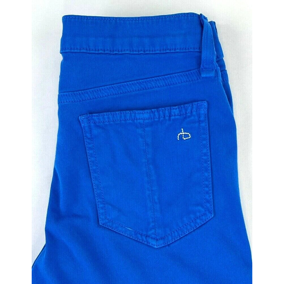 Rag and Bone for Intermix Womens Capri Stretch Skinny Jeans Liza Blue 26 x 26.5 - Picture 2 of 9